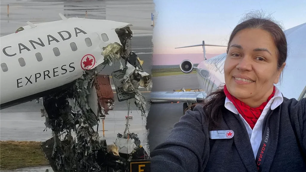 Air Canada crash Pilot killed, stewardess survives miracle