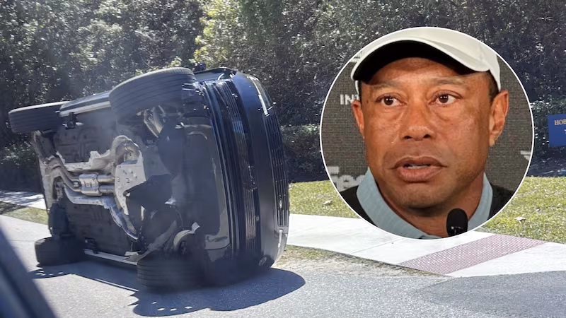 Tiger Woods Hurt in Florida Rollover Crash