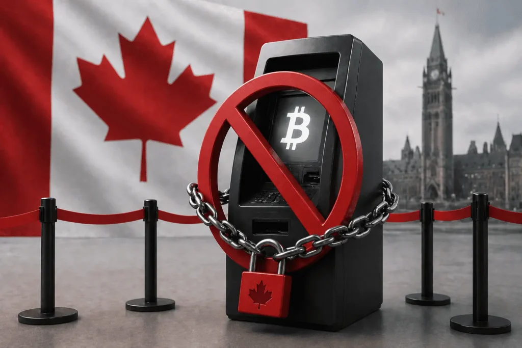 Canada Moves to Ban Crypto ATMs Amid Rising Fraud