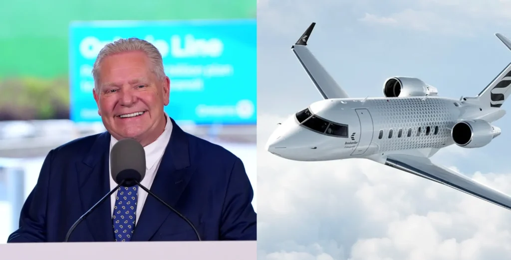 Doug Ford Drops Plan, Moves to Sell Government Plane