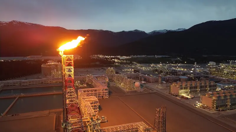 LNG Canada Gas Flaring Exceeds Permit Limits
