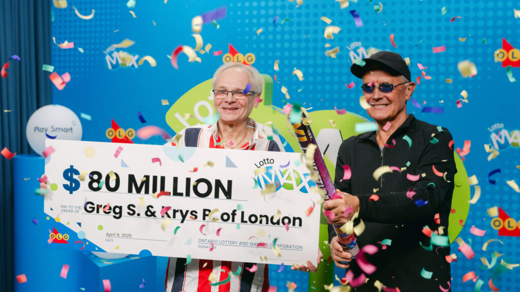 London, Ont. Duo Wins Record $80M Lotto Max Jackpot