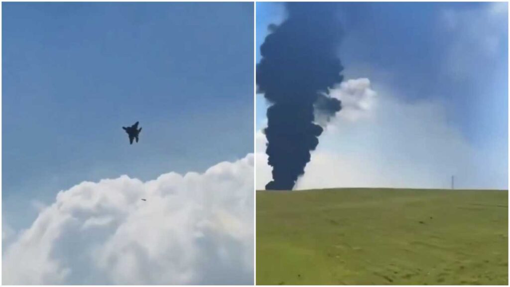 Video-Shows-US-F-15-Trying-To-Chase-Iran's-Shahed-Drone-Over-Iraq