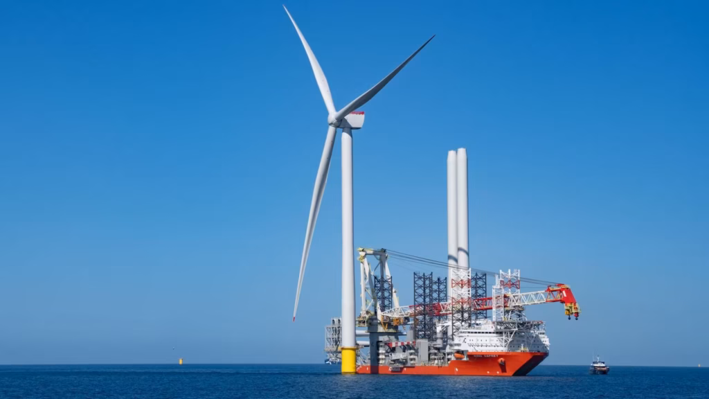 Wind Farm Installs First Turbine with Record Blades