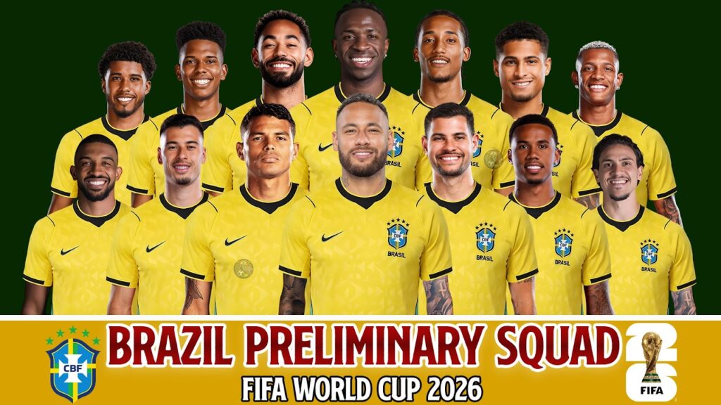 Brazil 2026 Squad Neymar In, Pedro & Richarlison Out