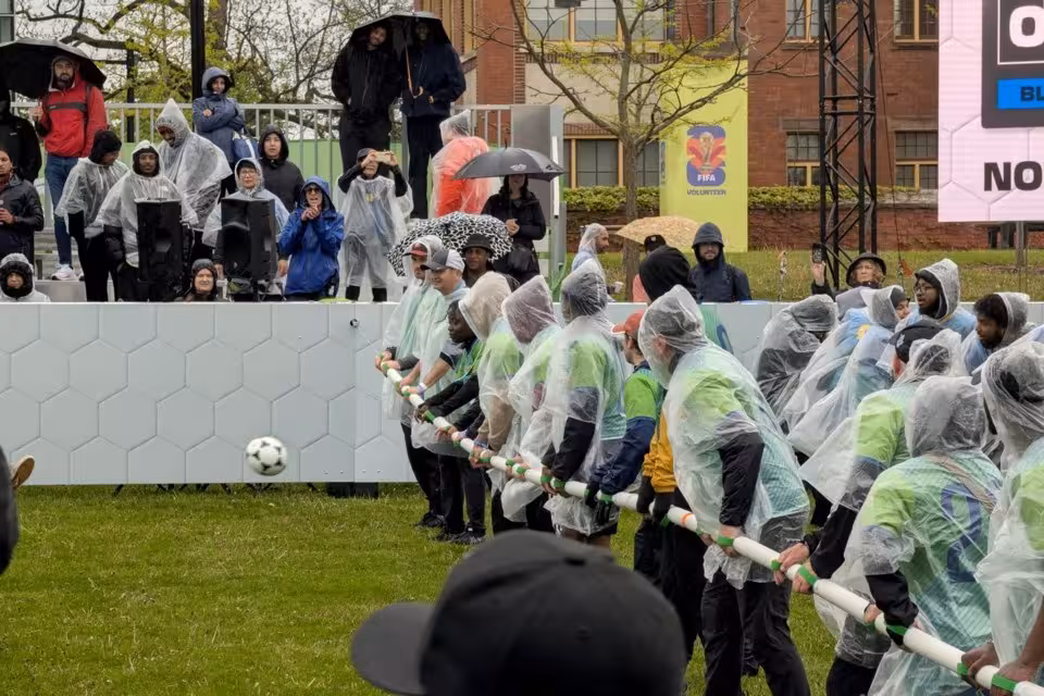 Human Foosball Game Sets Guinness World Record