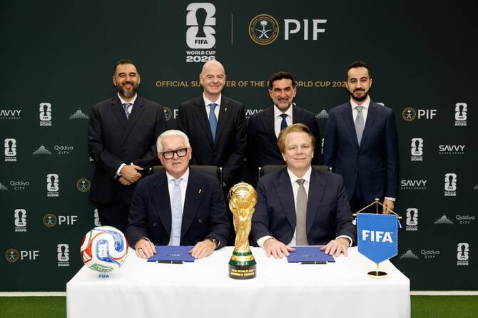 Saudi Wealth Fund Named Official World Cup Supporter