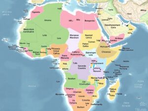 US authorities map labels Africa incorrectly